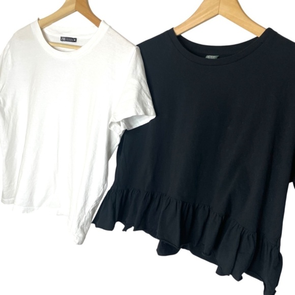 Two Boxy Tops 🤍 - Picture 2 of 14